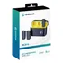 Microfone De Lapela Duplo Sem Fio Com Case Para Lightning Cor Preto