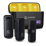 Microfone De Lapela Para iPhone Sem Fio Profissional Celular