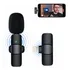  Microfone De Lapela Sem Fio Nunuwe Para iPhone - Plug Play 