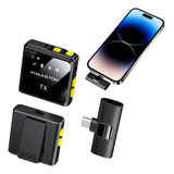 Microfone De Lapela Sem Fio Tipo c Duplo Profissional Microfone Para Android E iPhone H maston 15 Mk 11