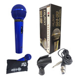 Microfone De Mão Azul Le Son
