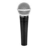 Microfone De Mão Cardioide Dinâmico Shure Sm58 Profissional