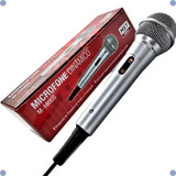Microfone De Mão Com Cabo Integrado Dinâmico Barato Promoção