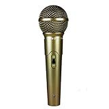 Microfone De Mão Dinâmico Ls58 Champanhe
