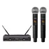 Microfone De Mão Duplo Dylan Wireless Uhf Sem Fio Dw-602 Max
