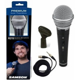 Microfone De Mão Profissional Cardioide Samson R21s Cor Preto