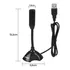 Microfone De Mesa Usb Para Pc Notebook Jogos Aulas Online Cor Preto