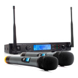 Microfone Digital Sem Fio Duplo Wireless