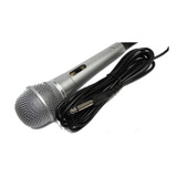 Microfone Dinâmico Karaokê Mxt M 1800 Cabo 3 Mts Plug P10
