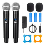 Microfone Dinamico Portatil Duplo
