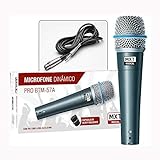 Microfone Dinamico PRO BTM 57A Metal