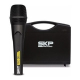 Microfone Dinâmico Skp Pro 35 Com Cabo Xlr