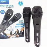 Microfone Duplo Dinamico Knup
