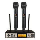 Microfone Duplo Profissional Uhf