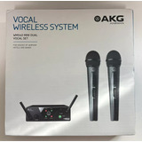 Microfone Duplo S fio Akg Wms40 Pro Mini Dual Vocal