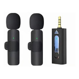 Microfone Duplo Ver 2023 Sem Fios P3 3 5mm Para Caixas Som