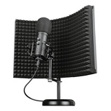 Microfone Gamer Streaming Podcast Profissional Trust Rudox Gxt 259 Preto