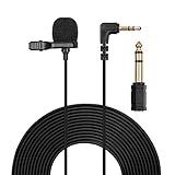 Microfone H6 Substituição De Microfone De Lapela Para Zoom H1N H1 H2N H4N PRO H5 H6 Gravador Portátil TASCAM DR05X DR07X DR 05 Condensador Omnidirecional De 3 5 Mm De 12 Pés