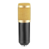 Microfone Hamy Bm-800 Condensador Cardioide Cor Preto/dourado