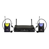 Microfone Headset Dinâmico Jwl U 585hh Duplo Unidirecional