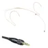 Microfone Headset Stereo C/ Fio P/ Body Pack Uwp,utx-b2 Cor Bege