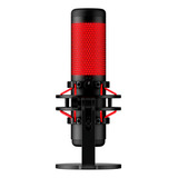 Microfone Hyperx Quadcast Antivibração Condensador Usb