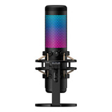 Microfone Hyperx Quadcast S Condensador Rgb Preto
