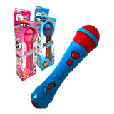 Microfone Infantil Brinquedo Musica Som E Voz Da Criança