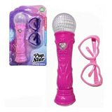Microfone Infantil Brinquedo Musica Som E Voz Da Criança