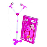 Microfone Infantil Individual Ajustável Led Claudia Leite