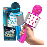 Microfone Infantil Karaoke Bluetooth Star Voice Zoop Toys