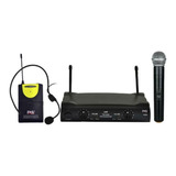 Microfone Jwl U585 ht Uhf Duplo De Mão E Headset