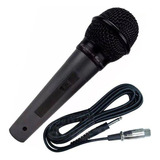 Microfone Kadosh K300 K 300 C Chave On off Cabo Profissio Cor Preto