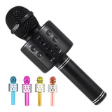 Microfone Karaoke Bluetooth Com Caixa De