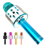 Microfone Karaoke Bluetooth Com