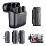 Microfone Lapela Case Celular S Fio Duplo P Android Tipo C
