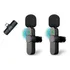 Microfone Lapela Celular Sem Fio Duplo iPhone Android Tipoc Cor Android (tipo C)