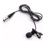 Microfone Lapela Compatível Shure 4 Pinos Mini Xlr