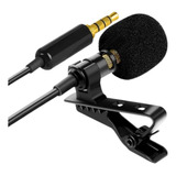 Microfone Lapela Para Celular P3 Stereo