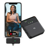 Microfone Lapela Redução Ruído Para iPhone 15 16 Samsung S24