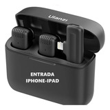 Microfone Lapela S Fio J12 Ulanzi iPhone iPad Lightning Ios