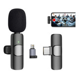 Microfone Lapela Sem Fio Bluetooth Compatível