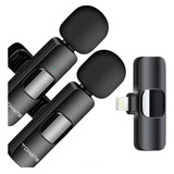 Microfone Lapela Sem Fio Duplo Profissional P iPhone iPad