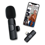 Microfone Lapela Sem Fio Lightning Compatível C phone 10