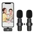 Microfone Lapela Sem Fio Plug And Play P/ iPhone Lightning Cor Preto