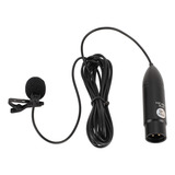 Microfone Lavalier 48v Phantom Power Omnidirecional Noise