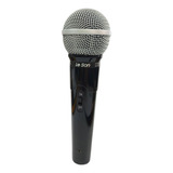 Microfone Leson Sm50 Vk Vocal Profissional Cabo P10 Cor Preto