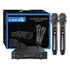 Microfone Lyco Uhxpro-02mm Uhf Sem Fio Duplo Lcd Com Maleta