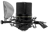Microfone MXL 770 Complete Microfone Pop Filter Shockmount Cabo XLR