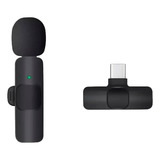 Microfone P Celular Sem Fio Lapela Onistek Android Tipo C